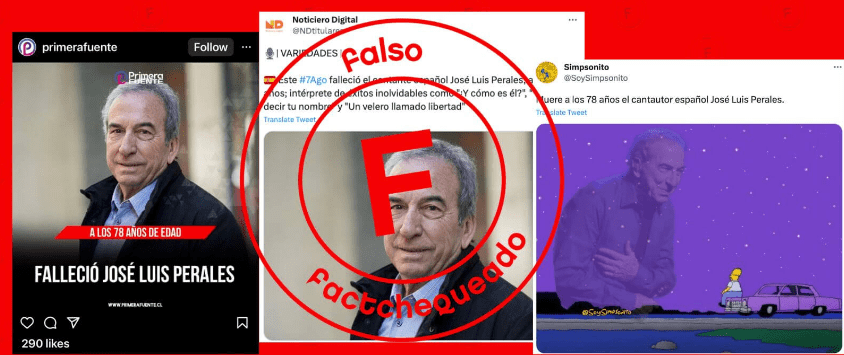 No, José Luis Perales no ha muerto: el cantautor desmintió el rumor en un video subido a sus redes&nbsp;sociales