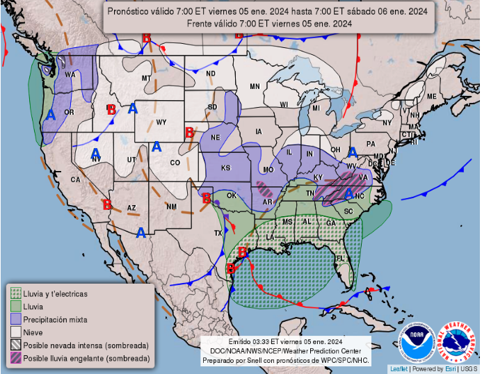 Posibilidades de nieve para este sábado