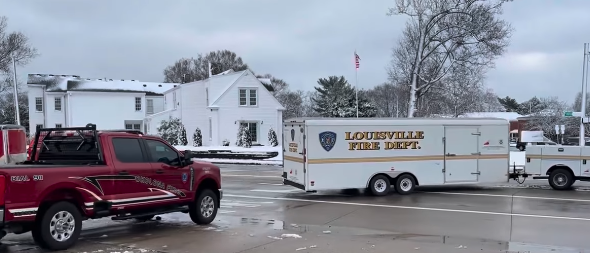Lluvia y nieve dejan estragos en Louisville