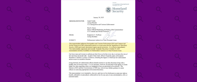 Qué sabemos de la orden del DHS que permite que se hagan redadas de inmigración en escuelas, iglesias y&nbsp;hospitales