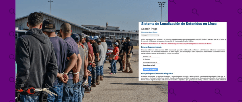 ¿Cómo ubicar a un detenido por&nbsp;ICE?