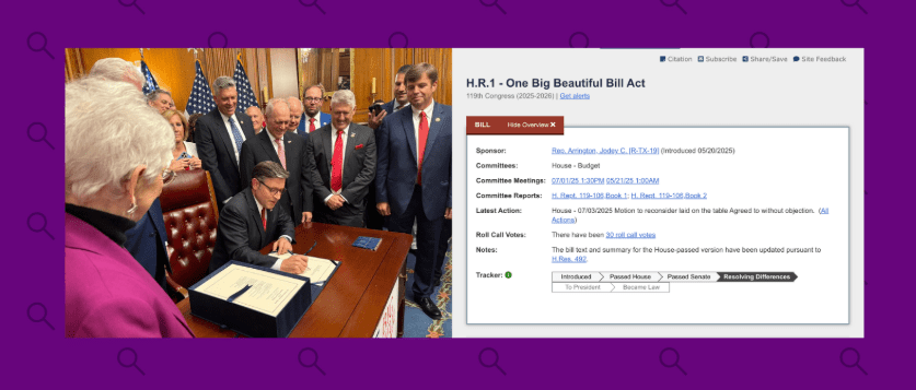 Qué es el «Big Beautiful Bill» y qué cambios&nbsp;propone