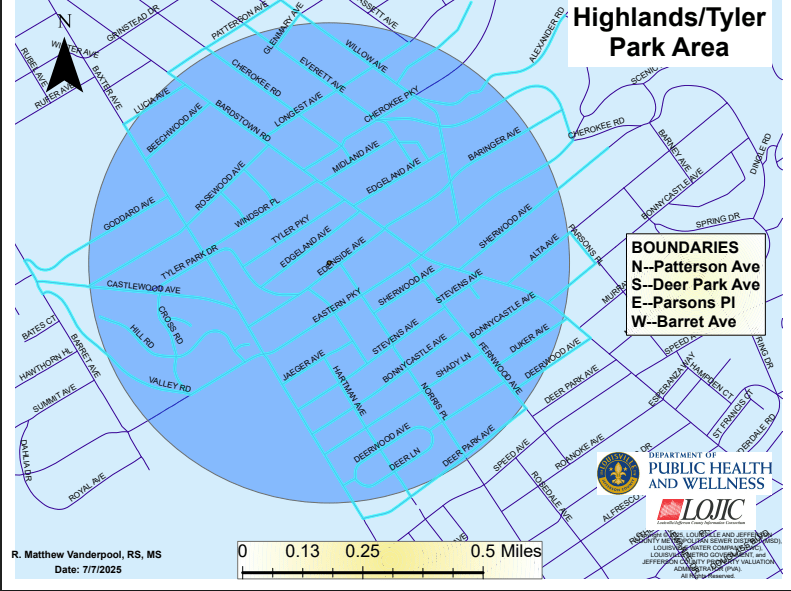 Fumigan en un sector de Louisville para erradicar los mosquitos con el virus del Nilo&nbsp;Occidental