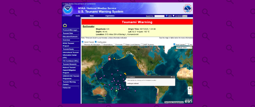 Advertencia de tsunami en EE. UU.: qué estados están afectados, qué significan las distintas alertas y cómo protegerse
