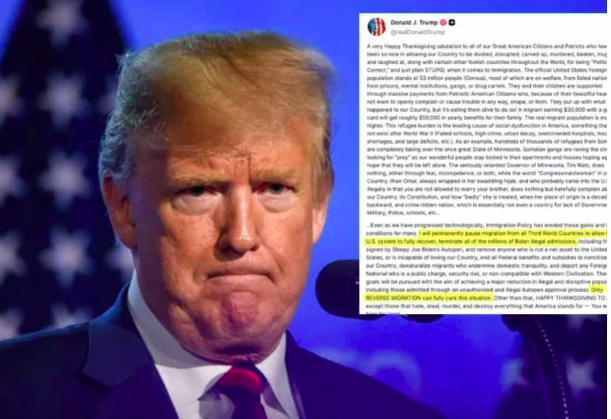 Trump promete suspender migración desde “países del Tercer Mundo” y quitar beneficios a no ciudadanos