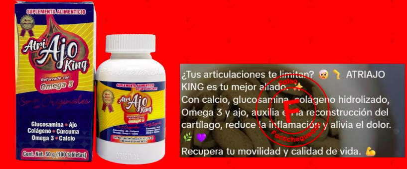 Artri Ajo King: cuidado con el supuesto suplemento “natural” que pone en riesgo la salud de la comunidad&nbsp;latina