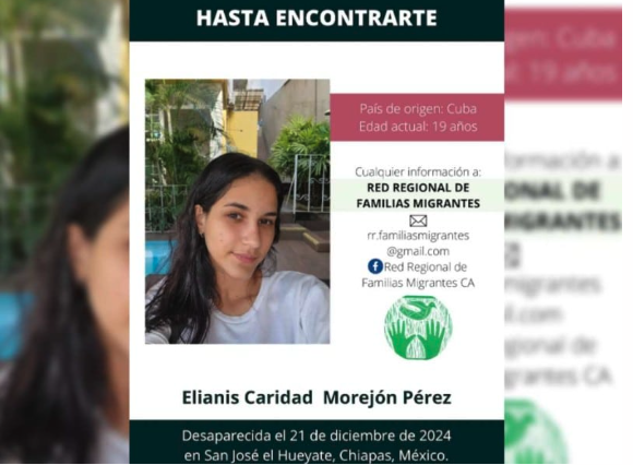 Ayúdanos a localizar a Elianis Caridad Morejón Pérez, migrante cubana desaparecido en México